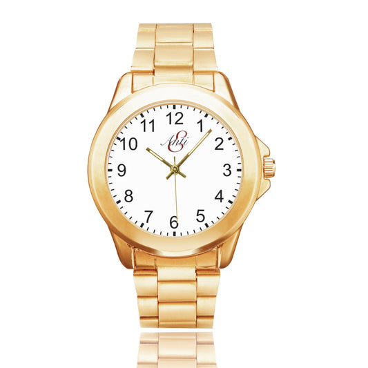 Antie men's gilt watch