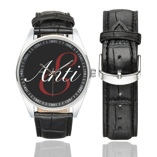 Antie Men's Casual Leather Strap Watch